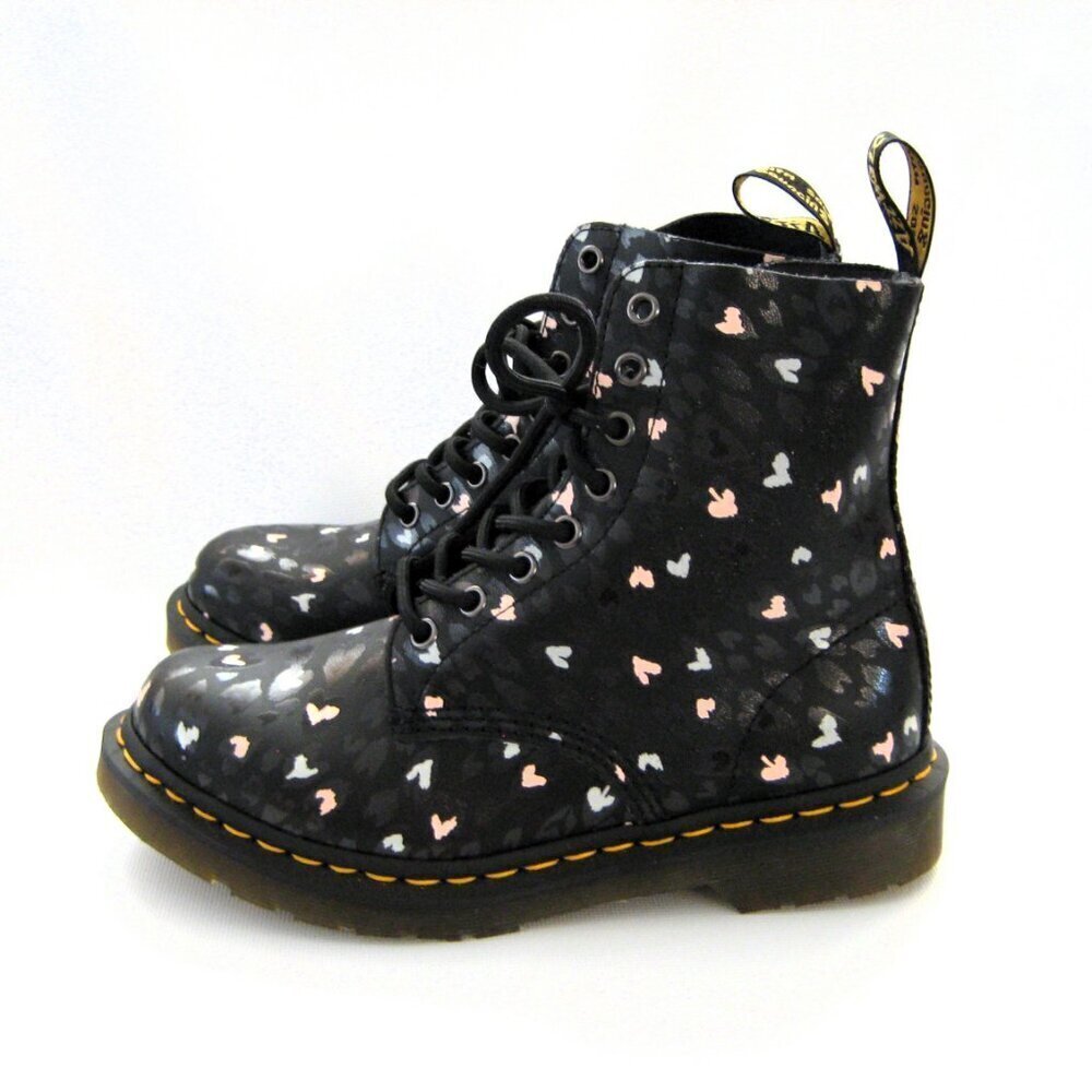 Dr. Martens Boots 1460 AW004 Pascal Wild Heart Combat Boots Shoes Size US 7L NEW